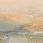 William Turner | På Mosel, nær Traben Trarbach - 1841 | Indrammet kunsttryk | Romantic | formida