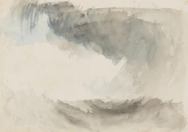 William Turner | A Storm at Sea - 1830 | Indrammet kunsttryk | Romantic | formida