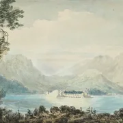 William Turner | Isola Bella ved Lago Maggiore - 1818 | Indrammet kunsttryk | Romantic | formida