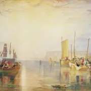 William Turner | Hvillingfiskeri ud for Margate - 1823 | Indrammet kunsttryk | Romantic | formida