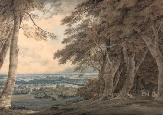 William Turner | Windsor - 1798 | Indrammet kunsttryk | Romantic | formida