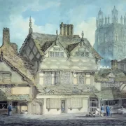 William Turner | Wrexham, Denbighshire - 1818 | Indrammet kunsttryk | Romantic | formida