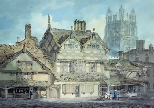 William Turner | Wrexham, Denbighshire - 1818 | Indrammet kunsttryk | Romantic | formida