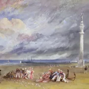 William Turner | Yarmouth Sands - 1824 | Indrammet kunsttryk | Romantic | formida