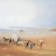 William Turner | Strandscene på sydkysten - 1825 | Indrammet kunsttryk | Romantic | formida