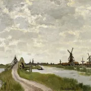 Vindmøller nær Zaandam – 1871