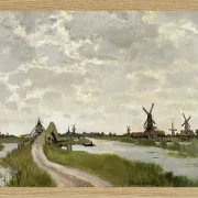 Vindmøller nær Zaandam – 1871
