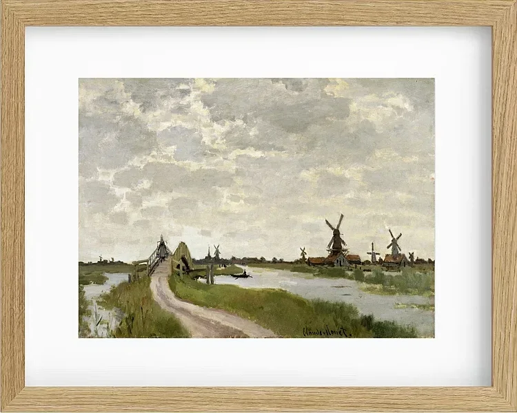 Vindmøller nær Zaandam – 1871