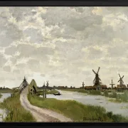Vindmøller nær Zaandam – 1871