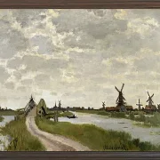Vindmøller nær Zaandam – 1871