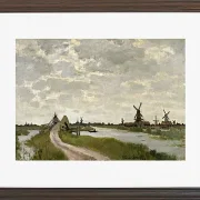 Vindmøller nær Zaandam – 1871