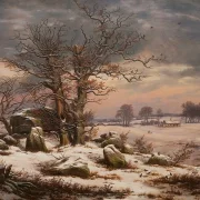 Winterlandschaft bei Vordingborg - 1827