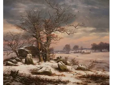 Winterlandschaft bei Vordingborg - 1827