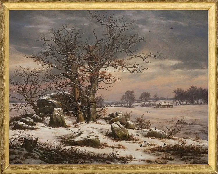 Winterlandschaft bei Vordingborg - 1827