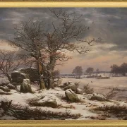 Winterlandschaft bei Vordingborg - 1827