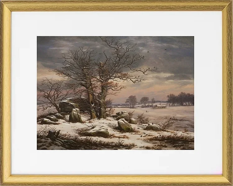 Winterlandschaft bei Vordingborg - 1827