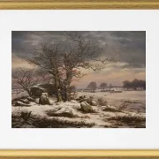Winterlandschaft bei Vordingborg - 1827