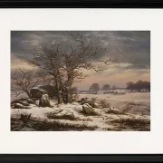 Winterlandschaft bei Vordingborg - 1827