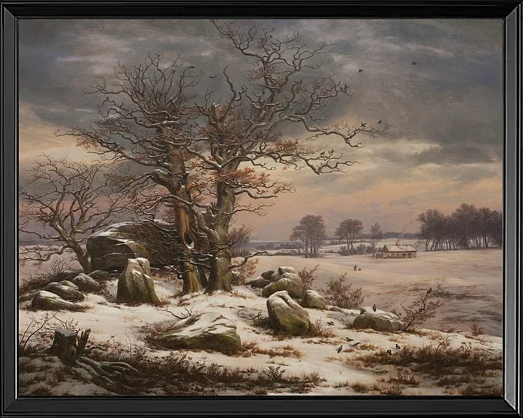Winterlandschaft bei Vordingborg - 1827