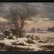 Winterlandschaft bei Vordingborg - 1827