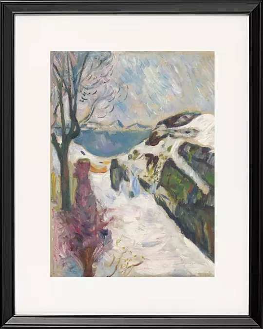 Winterlandschaft von Kragerø - 1910