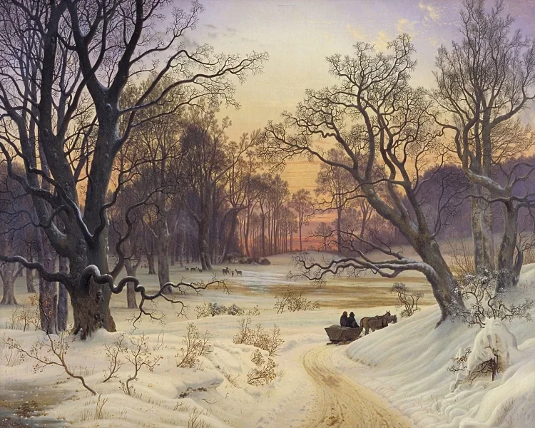 Winternacht im Wald – 1853