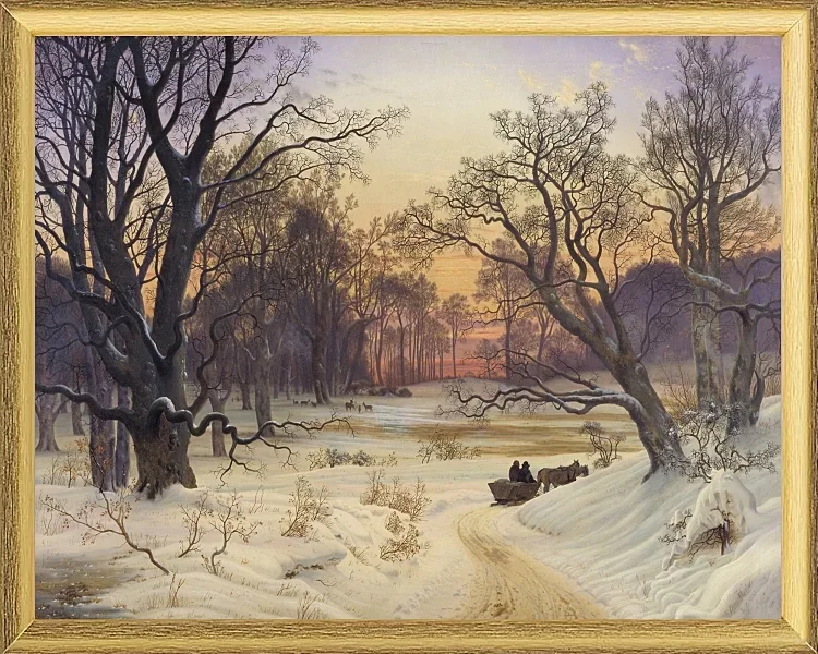 Winternacht im Wald – 1853