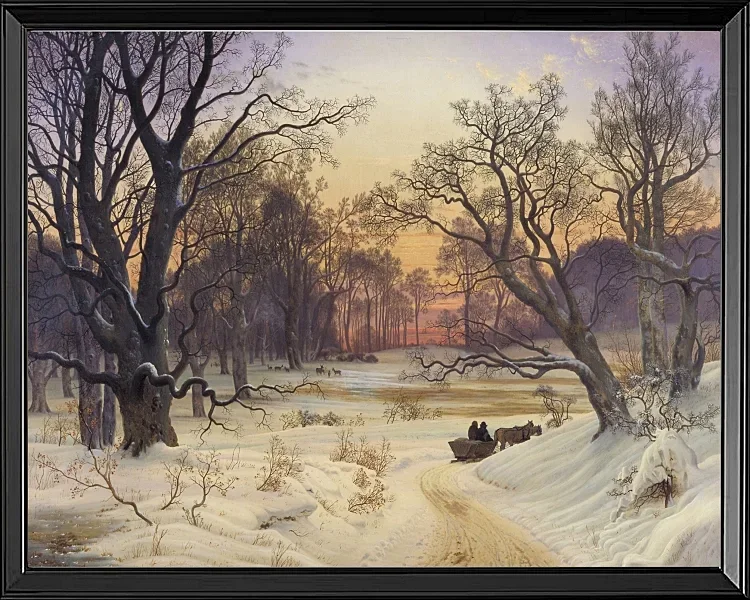 Winternacht im Wald – 1853
