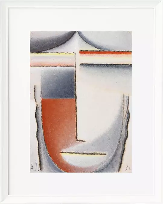 Winterstimmung, Abstrakter Kopf - 1932