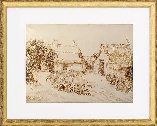 Zwei Cottages in Saintes-Maries-de-la-Mer - 1888