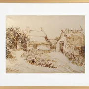 To hytter ved Saintes-Maries-de-la-Mer - 1888