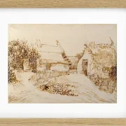 To hytter ved Saintes-Maries-de-la-Mer - 1888