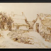 To hytter ved Saintes-Maries-de-la-Mer - 1888