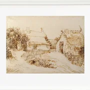To hytter ved Saintes-Maries-de-la-Mer - 1888