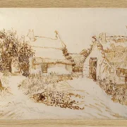 To hytter ved Saintes-Maries-de-la-Mer - 1888