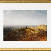 Zwei Dirndl auf der Alm - 1870