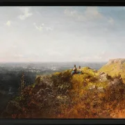 Zwei Dirndl auf der Alm - 1870