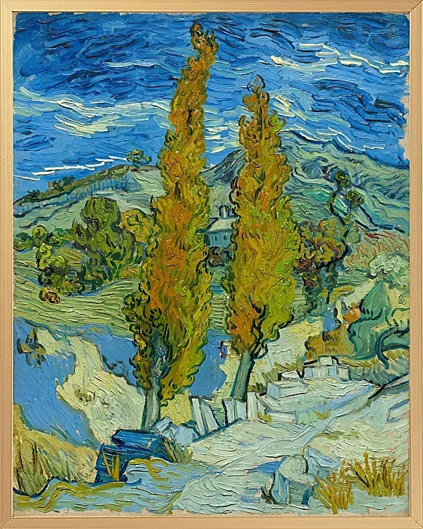 Zwei Pappeln in den Alpillen bei Saint-Rémy - 1889