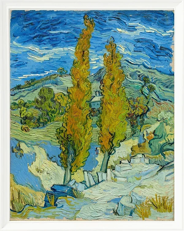 Zwei Pappeln in den Alpillen bei Saint-Rémy - 1889