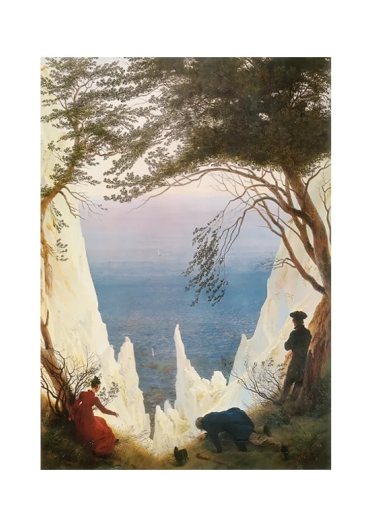 Caspar David Friedrich - Kridtklipper p&aring; R&uuml;gen