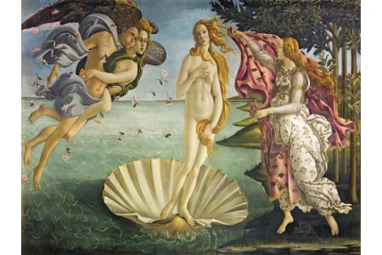 Sandro Botticelli -  Venus' f&oslash;dsel
