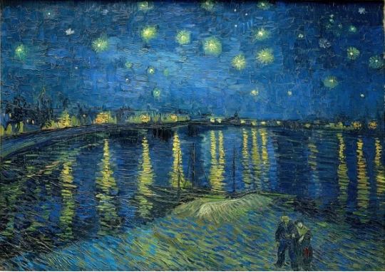 Vincent van Gogh - Sternennacht &uuml;ber der Rhone