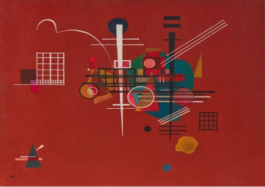 Wassily Kandinsky - Dumpfes Rot
