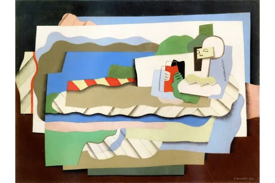 Georges Valmier - liggende pige