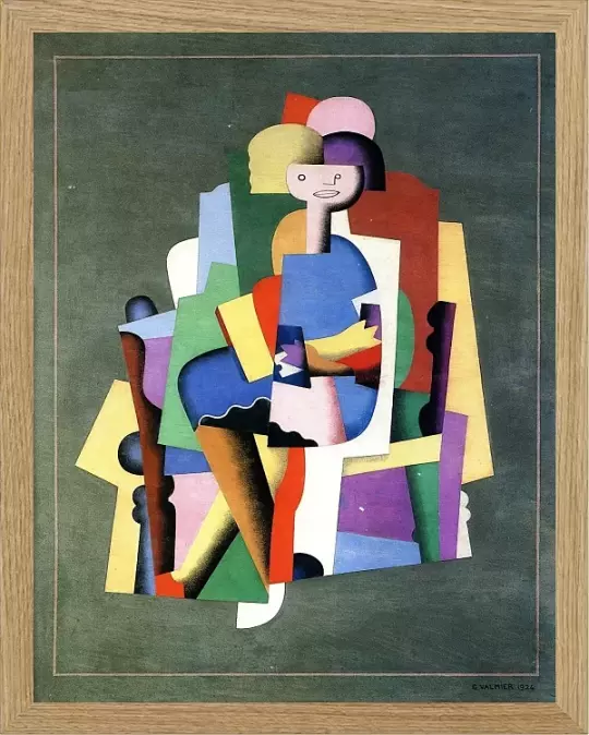 Pige læser - 1924