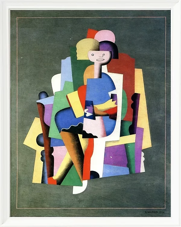 Pige læser - 1924