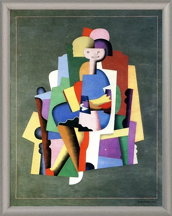 Pige læser - 1924