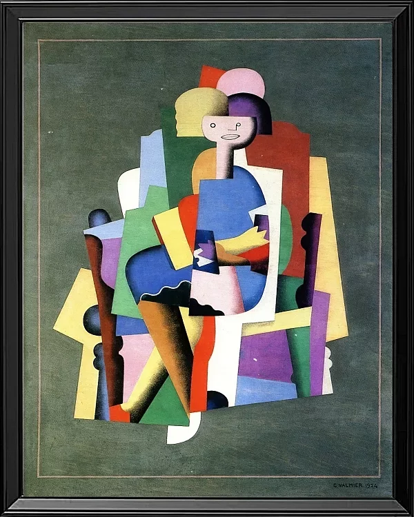 Pige læser - 1924
