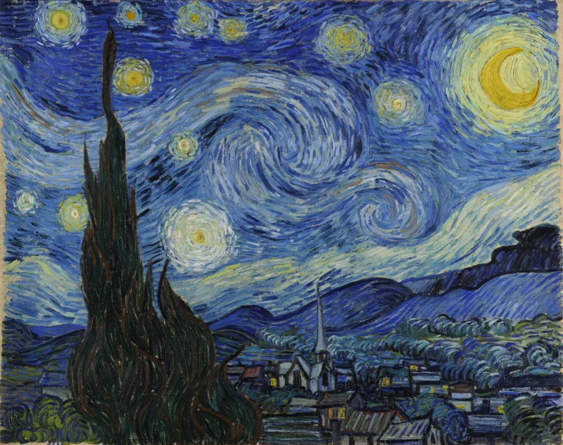 Vincent Willem van Gogh - Sternennacht